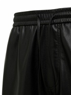 NANUSHKA - Faux Leather Sweat Shorts