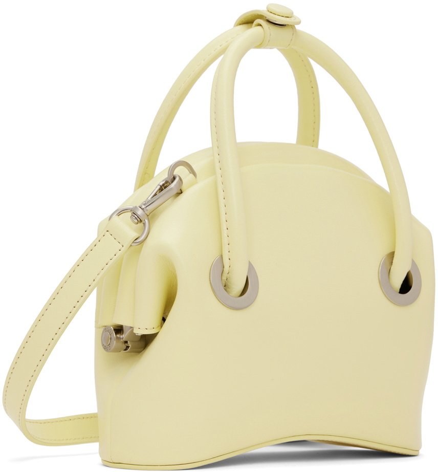 OSOI Yellow Mini Circle Top Handle Bag OSOI