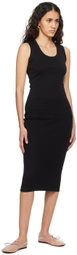 FLORE FLORE Black Joline Midi Dress