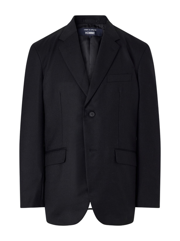 Photo: COMME DES GARÇONS HOMME - Wool-Twill Blazer - Black