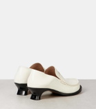 Loewe Campo 45 croc-effect leather loafer pumps