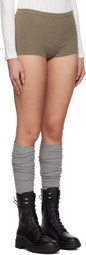 Weekend Max Mara Brown Ersilia Shorts