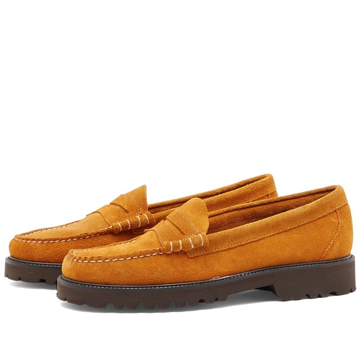 Photo: Bass Weejuns Men's Larson 90s Loafer in Tan Suede