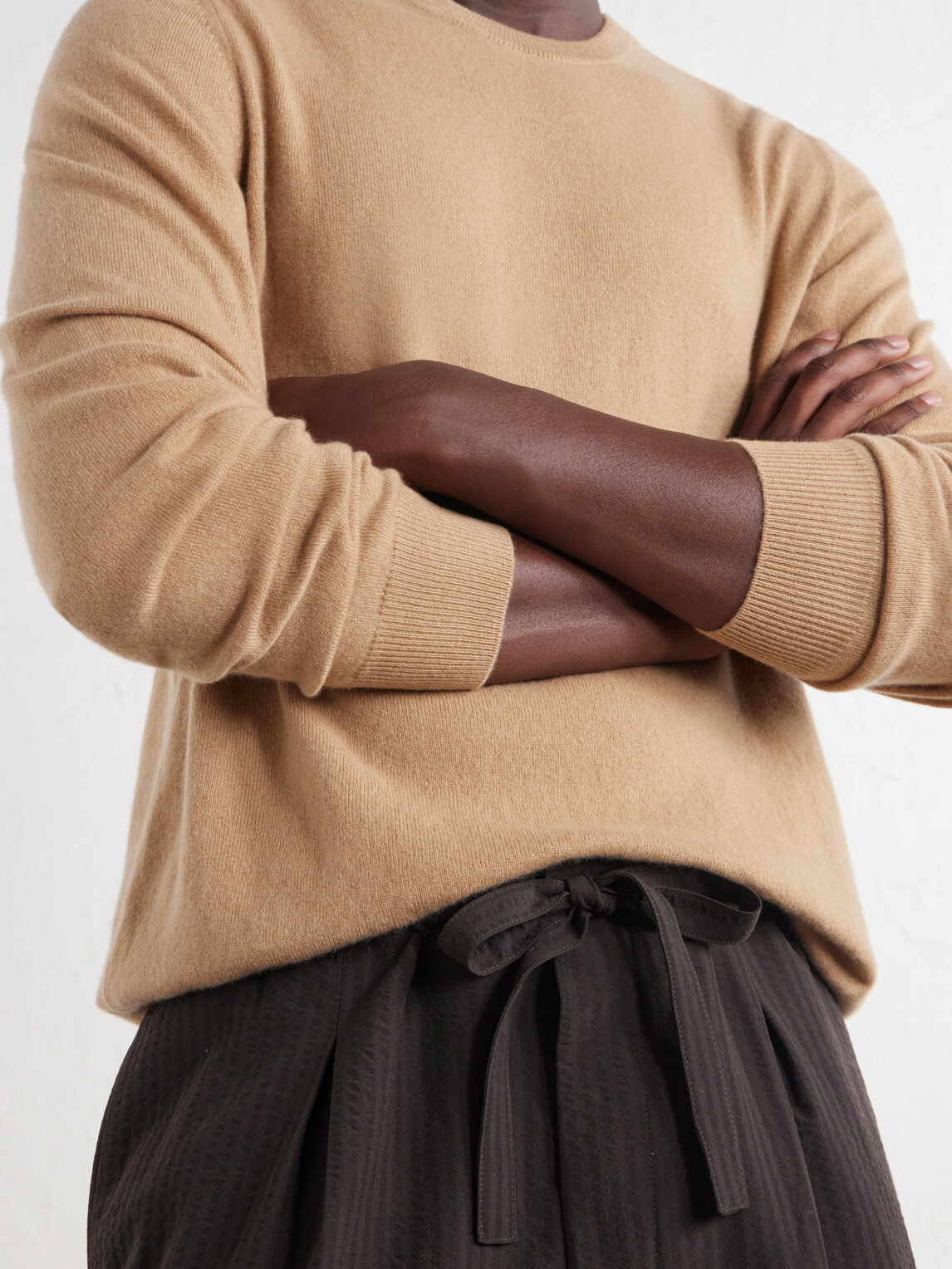 FEDELI - Argentina Cashmere Sweater - Neutrals