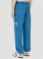 Dyed Track Pants in Blue