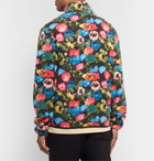 Stüssy - Logo-Embroidered Floral-Print Fleece Half-Zip Sweatshirt - Multi