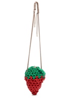 Alemais Strawberry Mini Bead Cross-body bag - Red - One Size
