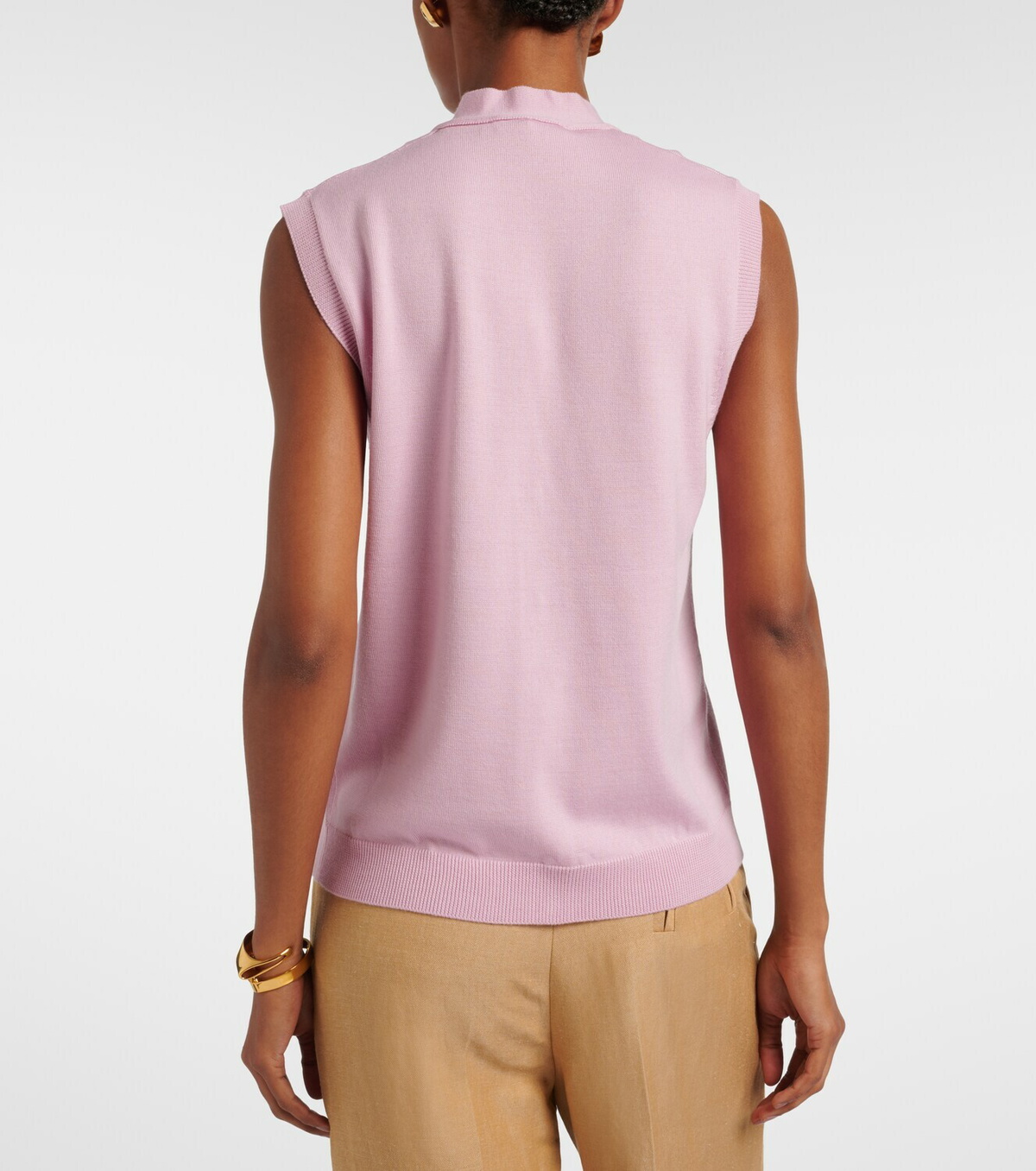 Blazé Milano Sebright wool, silk, and cashmere vest