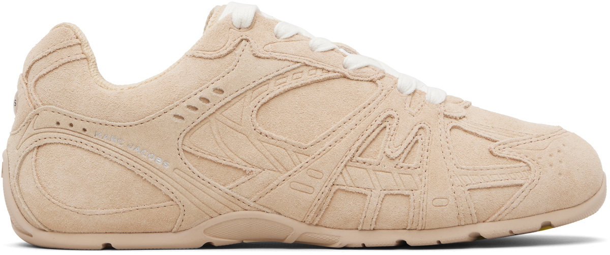 Marc Jacobs Beige 'The Suede 72 Spring' Sneakers