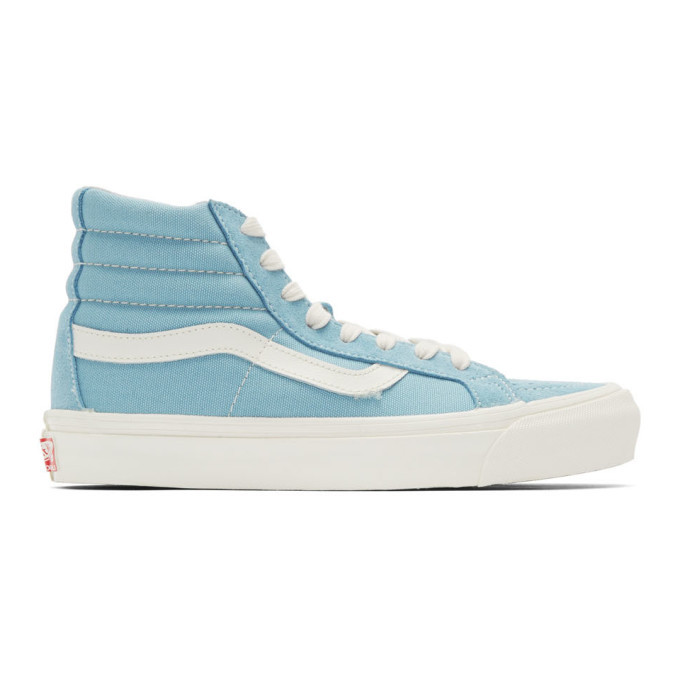 Photo: Vans Blue OG Sk8-Hi LX Sneakers