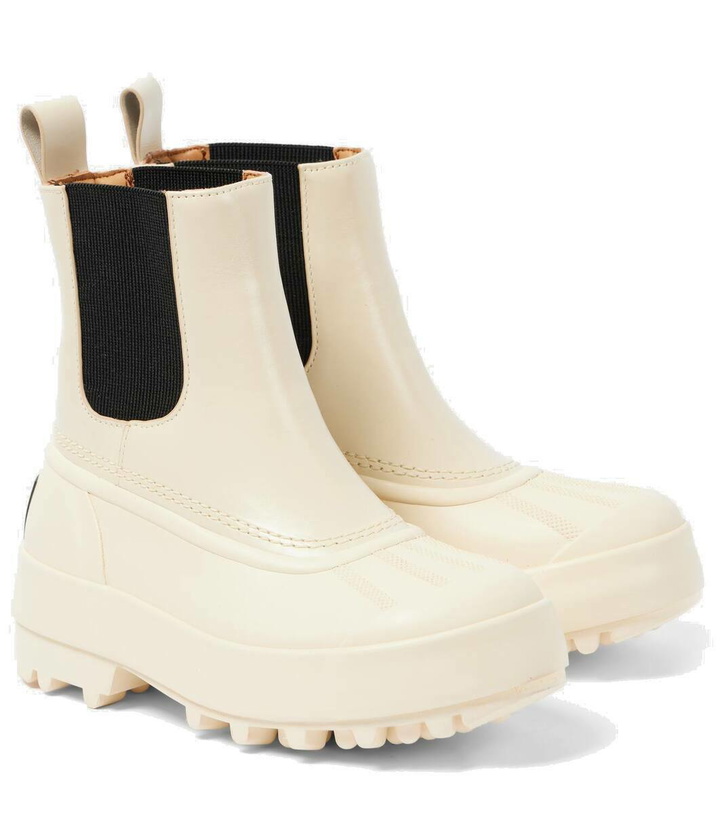 Photo: Proenza Schouler x Sorel Caribou leather Chelsea boots