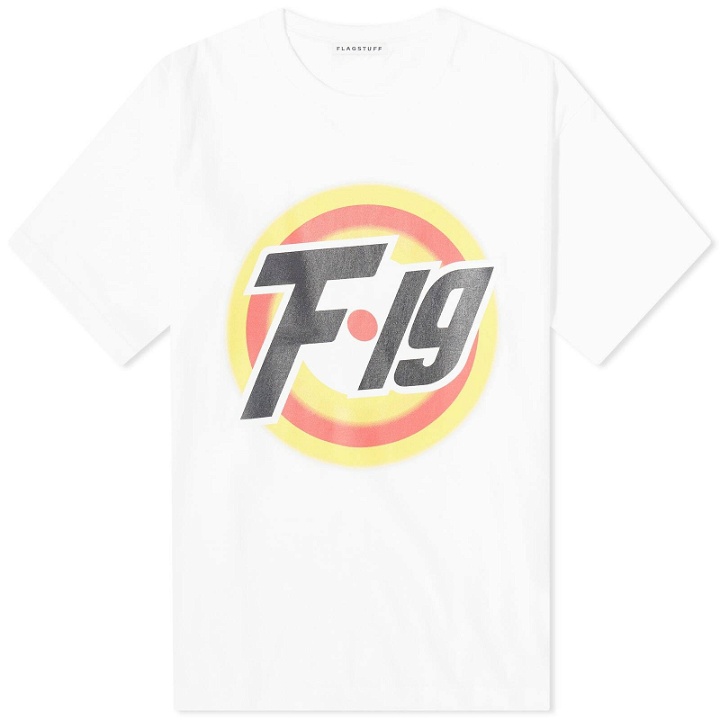 Photo: Flagstuff Men's F-LG Logo T-Shirt in White