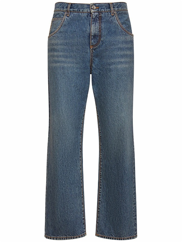 Photo: ETRO - Relaxed Fit Cotton Denim Jeans