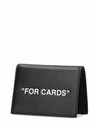 OFF-WHITE - "for Cards" Folded Leather Card Holder