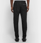 Dolce & Gabbana - Piped Silk-Jacquard Drawstring Trousers - Men - Black