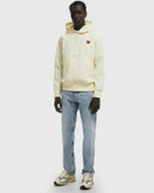 Comme des Garçons Play RED HEART EMBLEM SWEATSHIRT Beige Mens Hoody