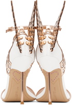Sophia Webster White Evangeline Heeled Sandals