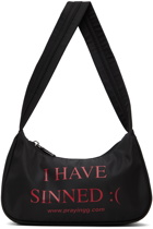 Praying Black 'I Have Sinned' Bag