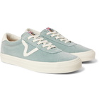 Vans - Epoch Sport LX Leather-Trimmed Suede Sneakers - Men - Light blue