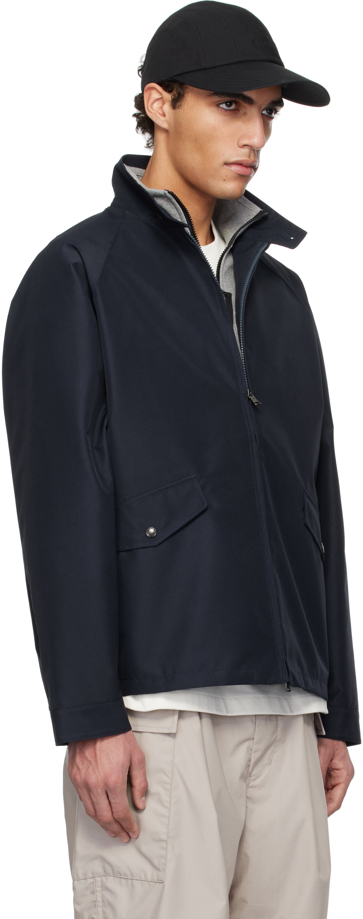 nanamica Navy 2L GORE-TEX Crew Jacket Nanamica