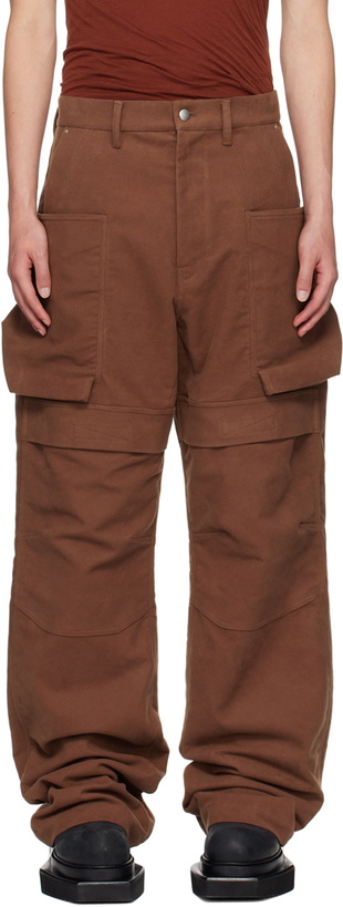 Photo: Rick Owens Brown Porterville Stefan Cargo Pants