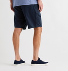 rag & bone - Reed Linen and Cotton-Blend Drawstring Shorts - Blue