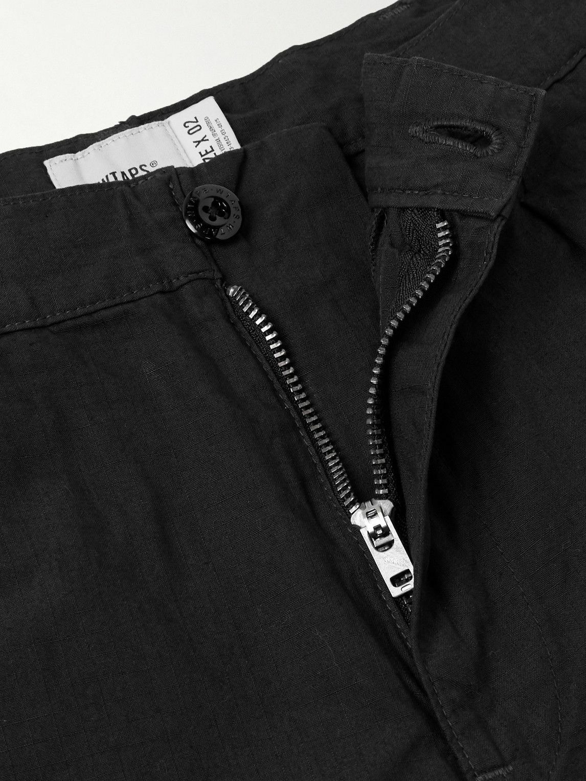 WTAPS - Straight-Leg Cotton-Ripstop Shorts - Black