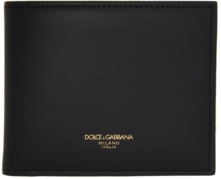 Photo: Dolce & Gabbana Black Logo Bifold Wallet