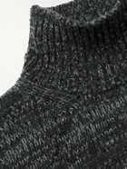 Kingsman - Wool and Cashmere-Blend Rollneck Sweater - Gray