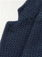 Agnona - Knitted Cashmere and Cotton-Blend Blazer - Blue