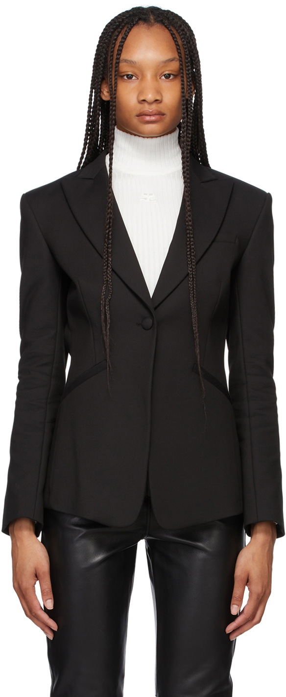 Totême Black Tailored Blazer Toteme