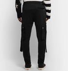 AMIRI - Slim-Fit Tapered Cotton-Jersey Cargo Sweatpants - Black