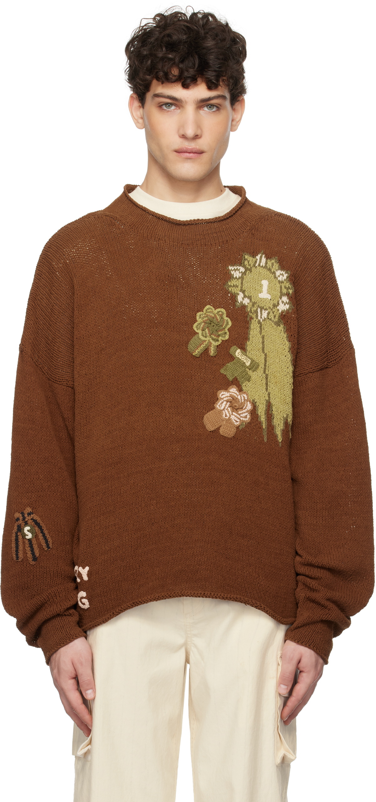 Story mfg. Brown Twinsun Rollneck Sweater