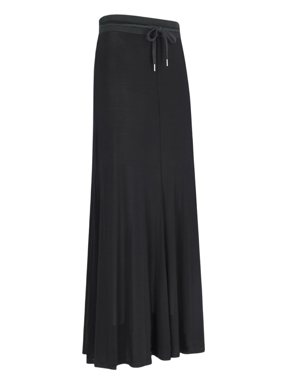 Helmut Lang Semi-transparent Maxi Skirt