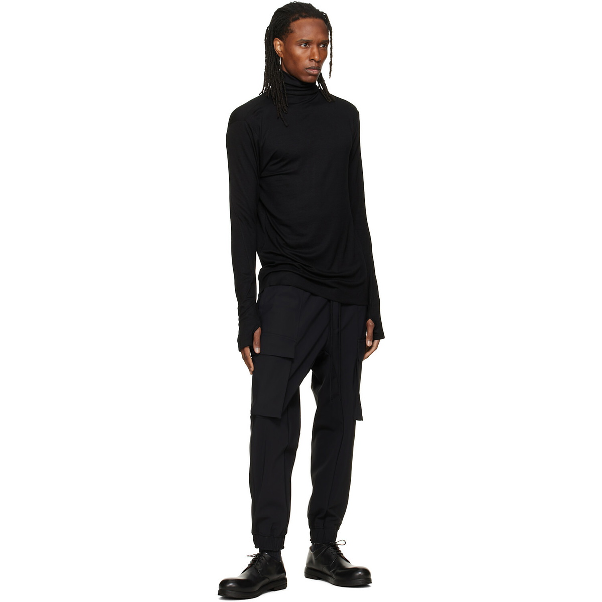 thom/krom Black TS 1003 Turtleneck