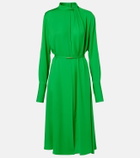 Tom Ford Belted silk midi dress