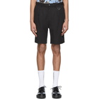 Saturdays NYC Black Lyocell Martin Shorts