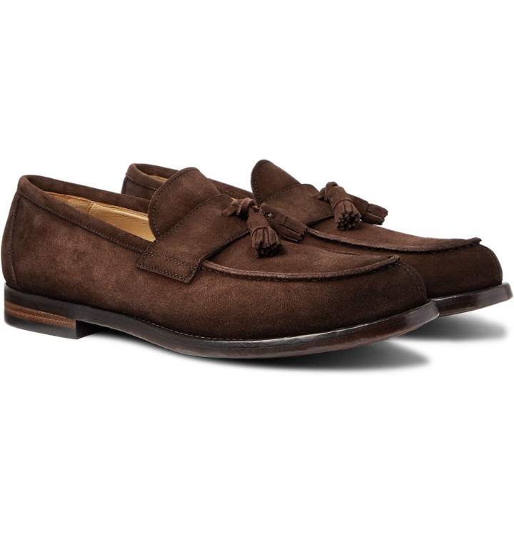Photo: Officine Creative - Vine Suede Penny Loafers - Brown