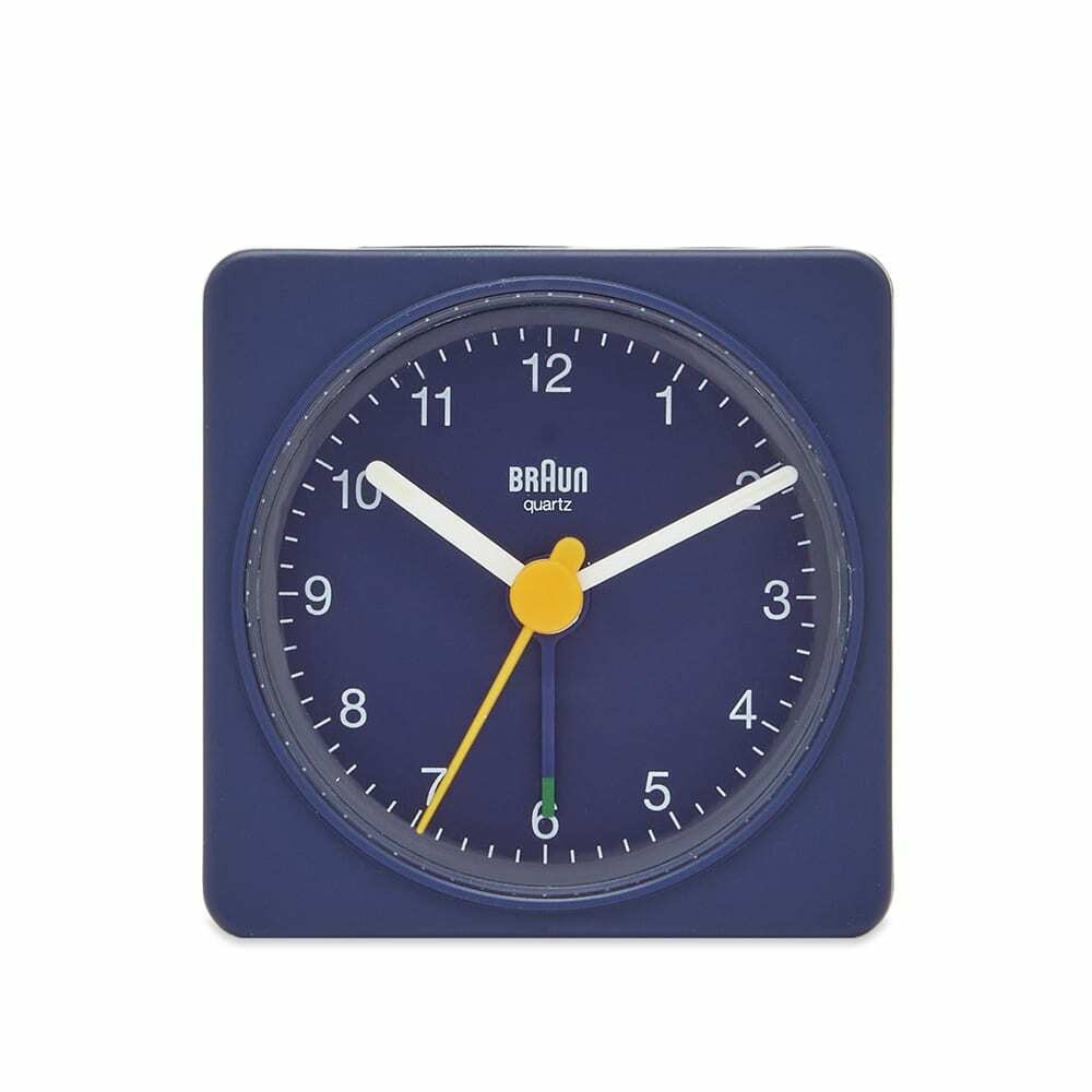 Photo: Braun Classic Travel Alarm Clock in Blue