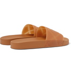 Bottega Veneta - Intrecciato Rubber Slides - Brown