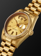 Stephanie Windsor - Pre-Owned 1987 Rolex Oyster Perpetual Day-Date Automatic 36mm 18-Karat Gold Watch, Ref. No. 18038