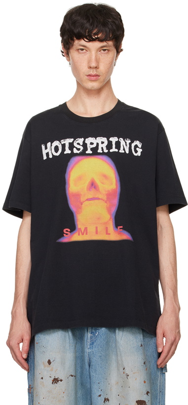 Photo: doublet Black 'Hotspring' Onsen T-Shirt