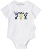 Moncler Enfant Baby White Three-Piece Set