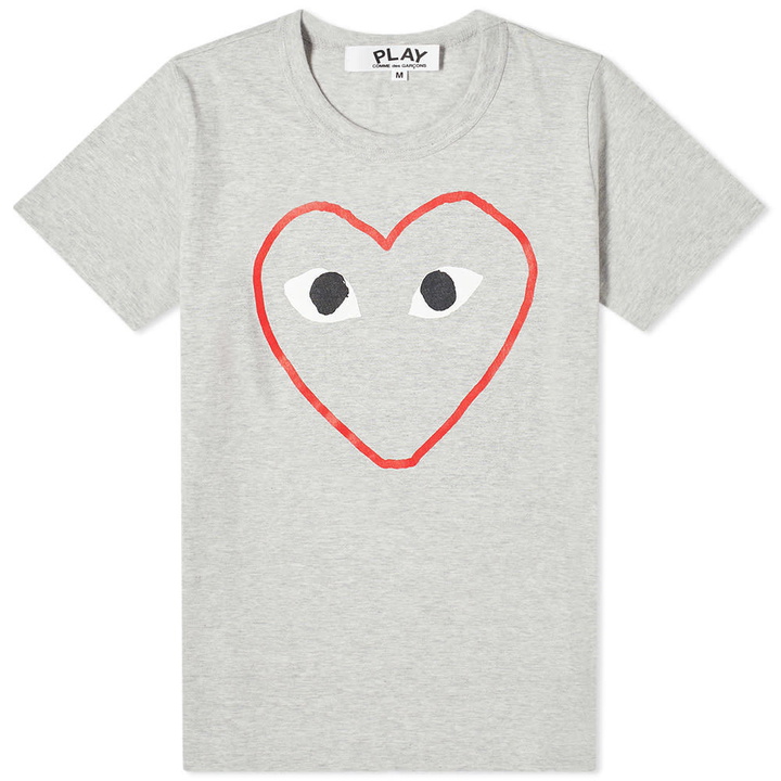 Photo: Comme des Garcons Play Women's Outline Heart Tee