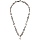 Marcelo Burlon County of Milan Silver Cross Chain Necklace