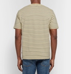 FRAME - Striped Cotton-Jersey T-Shirt - Men - Yellow
