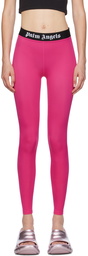 Palm Angels Pink Elasticized Leggings