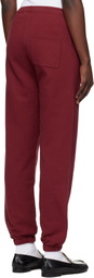 Sporty & Rich Burgundy Vendome Sweatpants