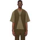 HOMME PLISSÉ ISSEY MIYAKE Khaki Tuxedo Pleats Vest