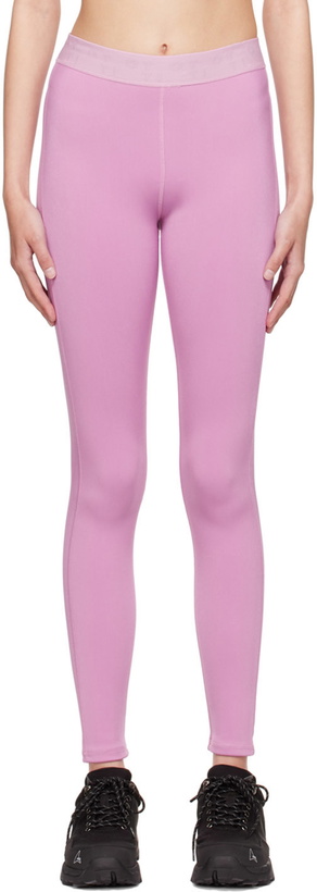 Photo: OTTI Purple Nylon Sport Leggings